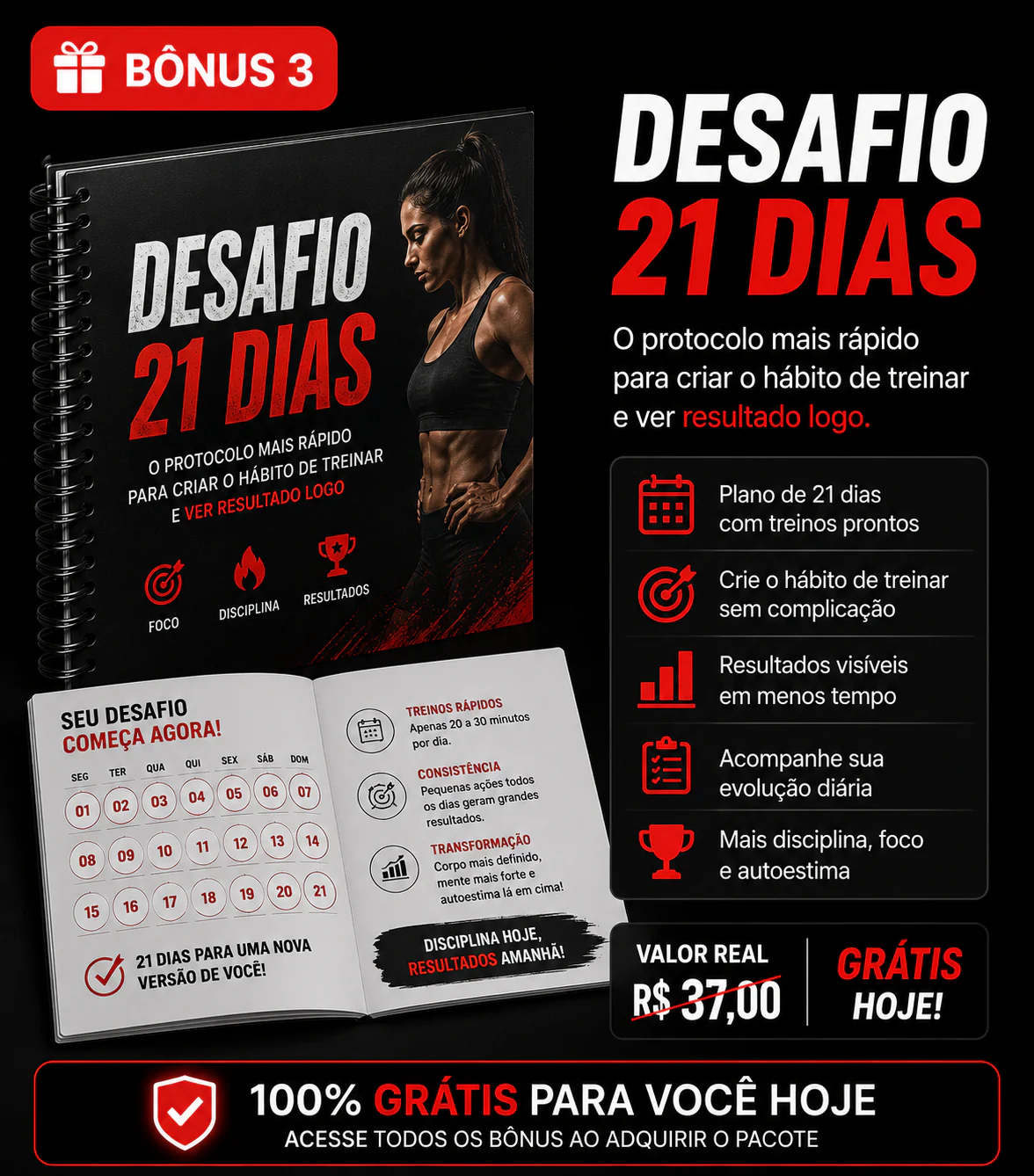 Bônus 3 — Desafio 21 Dias