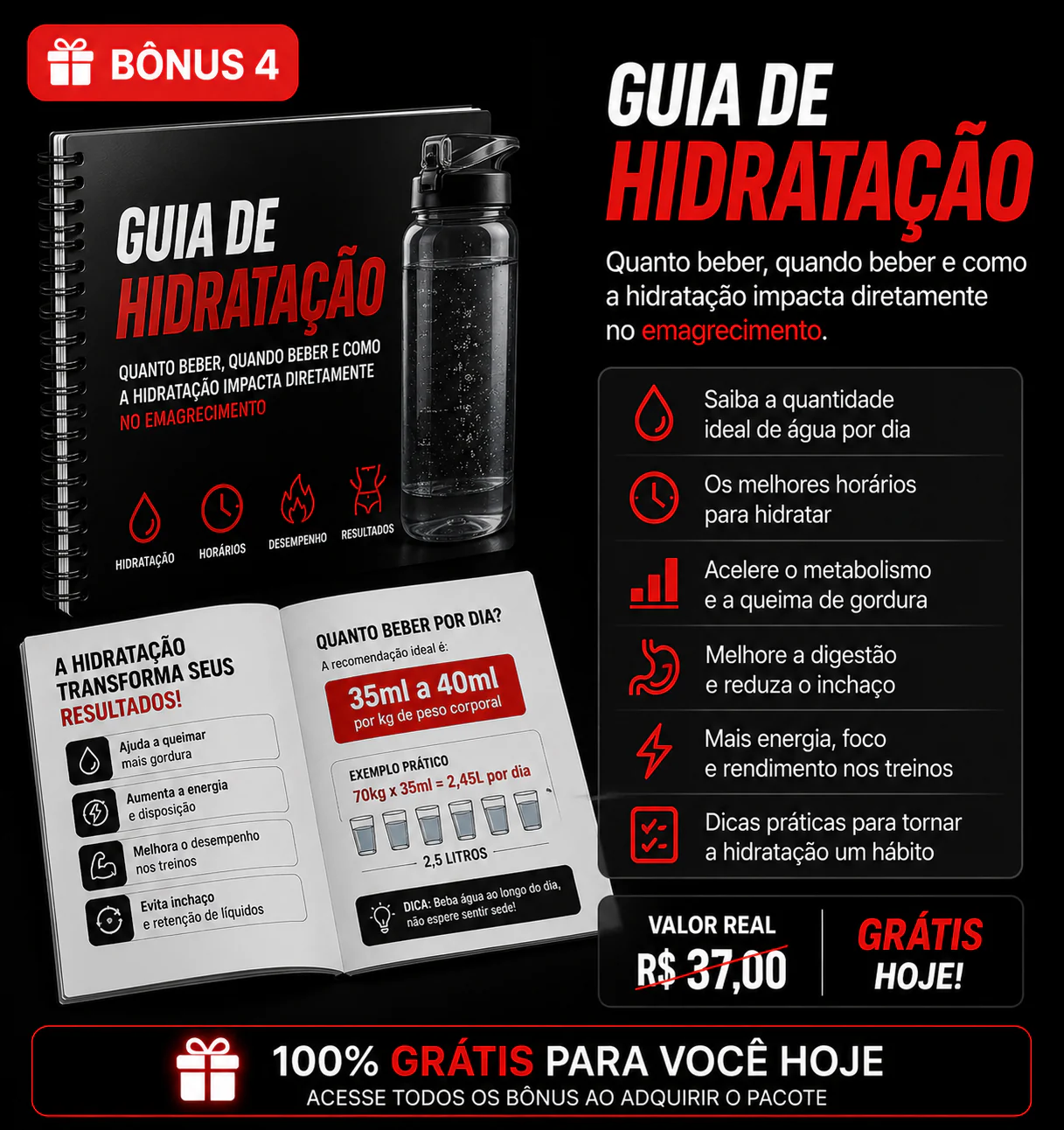 Bônus 4 — Guia de Hidratação